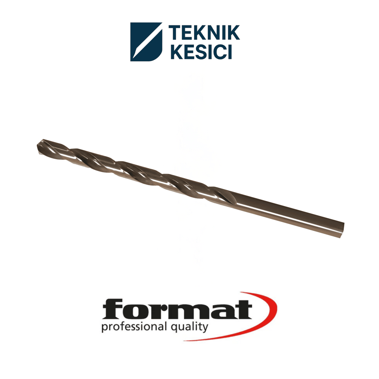 Format O10 Mm Hss Taslanmis Uzun Silindirik Sapli Matkap Ucu - Teknik Kesici Format O10 Mm Hss Taslanmis Uzun Silindirik Sapli Matkap Ucu