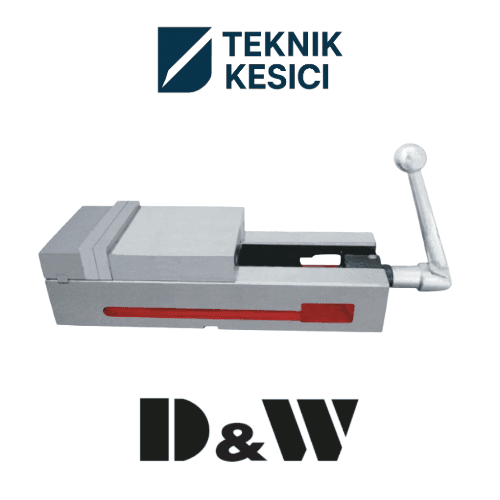 D&W AÇILI KİTLEME Hassas CNC Mengenesi - Teknik Kesici D&W Açılı Kilitleme Hassas CNC Mengenesi (100×100 mm)