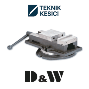 D&W Döner Tablalı Hassas Frezeleme Mengenesi (125×270 mm)