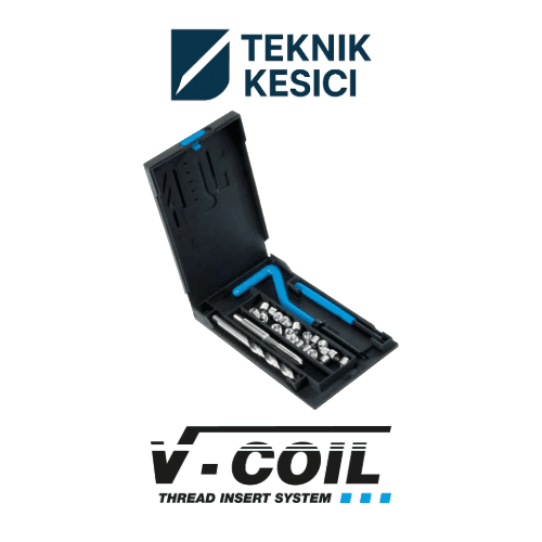 Thread Repair Kits Wire Thread Inserts 1,5 D - Teknik Kesici V-COIL Diş Tamir Seti M 39X06 | Helicoil Diş Tamir Kiti