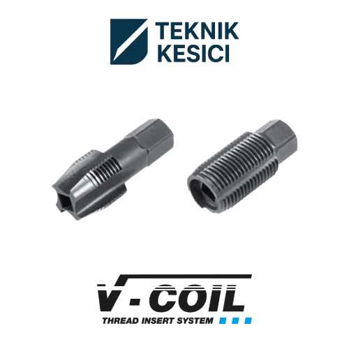 HexTap LS for oxygen sensor thread M 18x1,5 - Teknik Kesici V-COIL HexTap LSN Kılavuz M18 x 1.5 | STI Kılavuz Helicoil