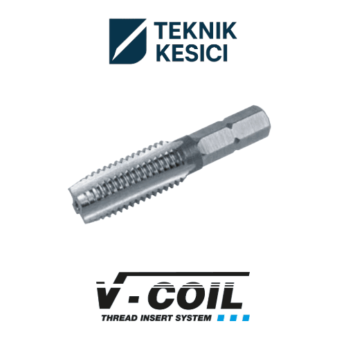 STI-Taps V-COIL rapid for Wire-Thread-Inserts ISO 2 (6H) - Teknik Kesici V-COIL rapid STI Kılavuz HSS-G M2.5 x 0.45 | STI Kılavuz Helicoil