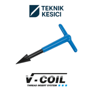 V-COIL Sökme Aparatı (Extracting Tool) M11-M24 | Helicoil Yay Sökme Aparatı