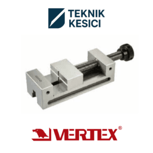 Vertex VİDALI HASSAS TEZGAH MENGENESİ - Teknik Kesici Vertex Vidalı Hassas Tezgah Mengenesi (35×121 mm)