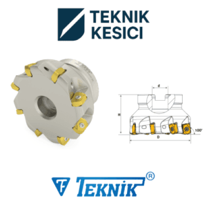 Teknik 100° Tarama Başlığı D125 d40 Z12 ENMX 09 IK