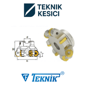 Teknik 45° Tarama Başlığı D125 d40 Z08 ONMX 08