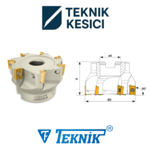 Teknik 90° Tarama Başlığı D040 d16 Z04 ADKT 15