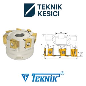 Teknik 90° Tarama Başlığı D160 d40 Z12 LNMT 13