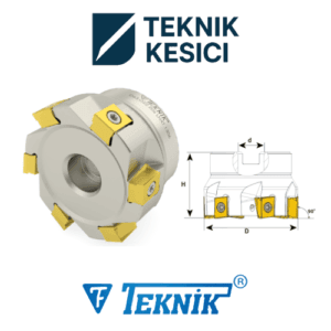 Teknik 90° Tarama Başlığı D040 d16 Z04 LNXT 13 IK