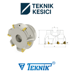Teknik 90° Tarama Başlığı D080 d27 Z11 WNGX 04 IK