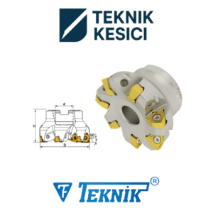 Teknik 90° Tarama Başlığı D100 d32 Z08 WNGX 08