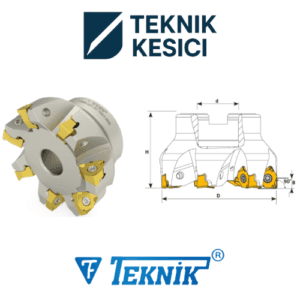 Teknik 90° Tarama Başlığı D200 d60 Z14 XNEX 08