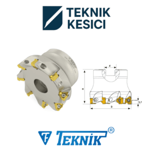 Teknik 90° Tarama Başlığı D080 d27 Z10 XNKT 06