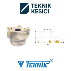 Teknik 75° Tarama Başlığı D125 d40 Z08 AP-16