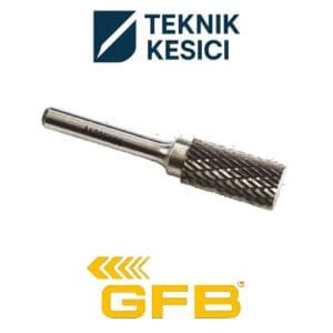 GFB Karbür Kalıpçı Freze A - Silindir Düz A16 x 25 x 06