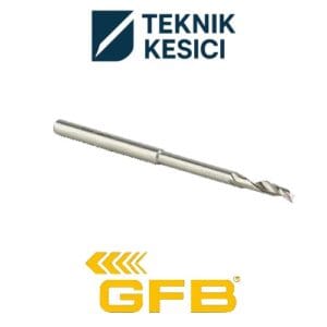 GFB Alüminyum Freze Ucu Arkası İnce Uzun 5 - Teknik Kesici GFB Alüminyum Freze Ucu (Arkası İnce Uzun) 5 x 100 mm