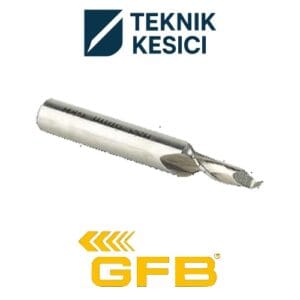GFB Alüminyum Freze Ucu Kısa 5 - Teknik Kesici GFB Alüminyum Freze Ucu (Kısa) 5 x 60 mm