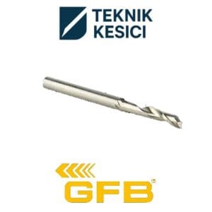 GFB Alüminyum Freze Ucu (Arkası Kalın Kısa) 8 x 80 mm