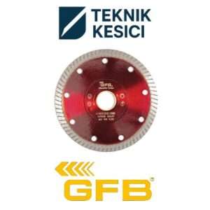 GFB Hassas Kesim İnce Turbo Elmas Seramik – Fayans Kesici 125 x 1,3 mm
