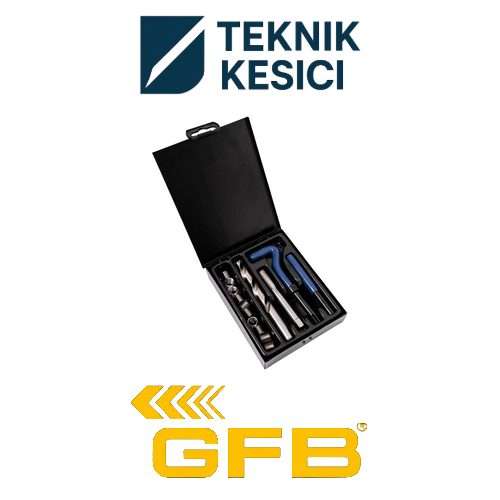 GFB Helicoil Diş Tamir Seti M3x05 32 - Teknik Kesici GFB Helicoil Diş Tamir Seti M14x1.5 14,4 mm