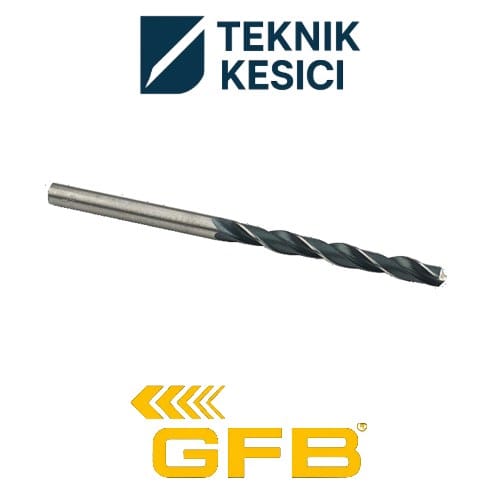 GFB HSS Matkap Ucu Uzun DIN 340 10 - Teknik Kesici GFB HSS Matkap Ucu Uzun DIN 340 5,0 mm