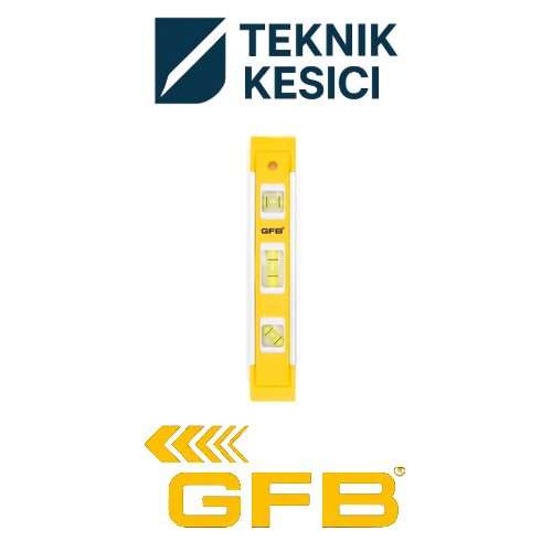 GFB Mini Terazi Mıknatıslı Sarı Pro - Teknik Kesici GFB Mini Terazi Mıknatıslı Sarı Pro 23cm