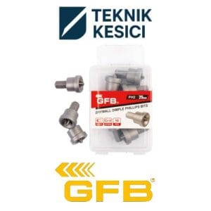 GFB Şapkalı Bits Uç (Çin) PH2 x 25 mm