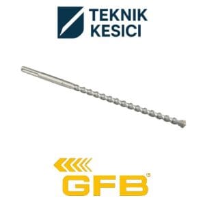 GFB SDS Max Matkap Ucu - 4 Elmaslı 40 x 1000 mm