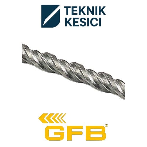 GFB SDS Plus Matkap Ucu - 2 Elmaslı 14 x 350 - Teknik Kesici GFB SDS Plus Matkap Ucu – 2 Elmaslı 14 x 800 mm