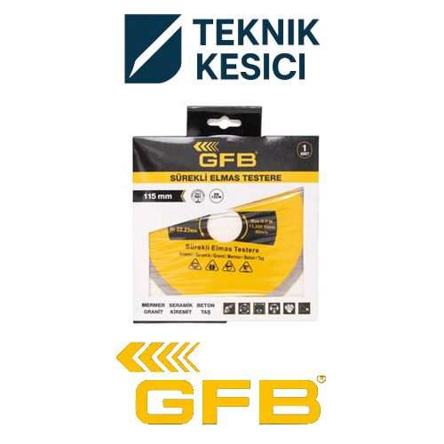 GFB Turbo Elmas Mermer - Granit Kesici 115 - Teknik Kesici GFB Turbo Elmas Mermer – Granit Kesici 230 mm