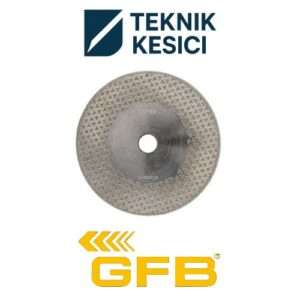 GFB Elektrolize Elmas Testere Çift Yüzey Kaplı Flanşsız 180 mm x 22.2