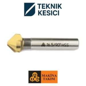 3 Ağızlı Silindirik Saplı Havﬂa Freze 90˚ 6,3 mm - MTE B10313120630