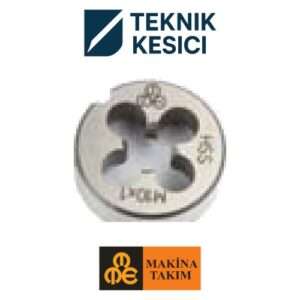 MTE Metrik İnce Vidalı Pafta Lokması M6x075 - Teknik Kesici Metrik İnce Vidalı Pafta Lokması M6x0,75 - MTE B00110030604