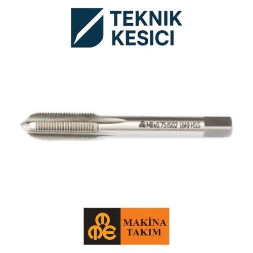 MTE Metrik İnce Vidalı Son Kılavuz M6x075 - Teknik Kesici Metrik İnce Vidalı Son Kılavuz M6x0,75 - MTE B00104120604