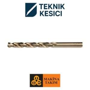 Silindirik Saplı Kısa Matkap Ucu Altın Seri 1,00 mm - MTE B00005000100
