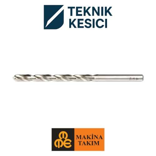 MTE Silindirik Saplı Uzun Matkap Ucu 100 mm - Teknik Kesici Silindirik Saplı Uzun Matkap Ucu 1,00 mm - MTE B00007200100