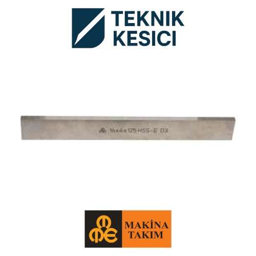 MTE Trapez Kesitli Torna Kalemi 25 x 10 mm - Teknik Kesici Trapez Kesitli Torna Kalemi 2,5 x 10 mm - MTE B00411025125