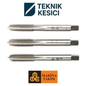 MTE Usa Normal Vidalı 3lü Takım Kılavuzu UNC Nr 6 UNC - Teknik Kesici USA Normal Vidalı 3'lü Takım Kılavuzu UNC 1" x 8 - MTE B00100142540