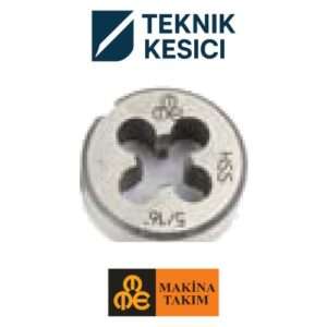 Whitworth Normal Vidalı Pafta Lokması W 1/8" x 40 - MTE B00110040317