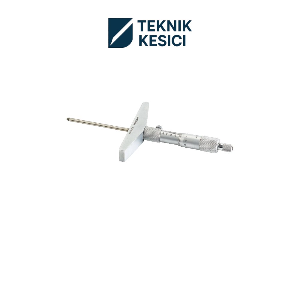 0x150 Derinlik Mikrometresi T160150DRN - Teknik Kesici 0x150 Derinlik Mikrometresi T160150DRN