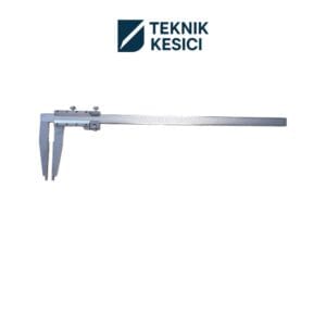 1000 mm Uzun Çene Mekanik Kumpas 005 Çene Boyu 200 mm T1411055 - Teknik Kesici 1000 mm Uzun Çene Mekanik Kumpas 0,05 Çene Boyu 200 mm T1411055