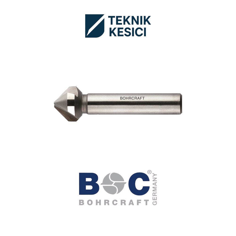 Bohrcraft 124 mm Hss-g DIN 335 90° Havşa Freze 1700 0312490 - Teknik Kesici Bohrcraft 12,4 mm HSS-G DIN 335 90° Havşa Freze 1700 0312490