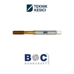 Bohrcraft M14 HSSE C05 TiN Kaplı Yağ Kanallı Ovalama Kılavuzu 4245 0301400