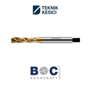 Bohrcraft M16 TiN Kaplı HSSE DIN 376C Helis Makine Kılavuzu 4158 0301600