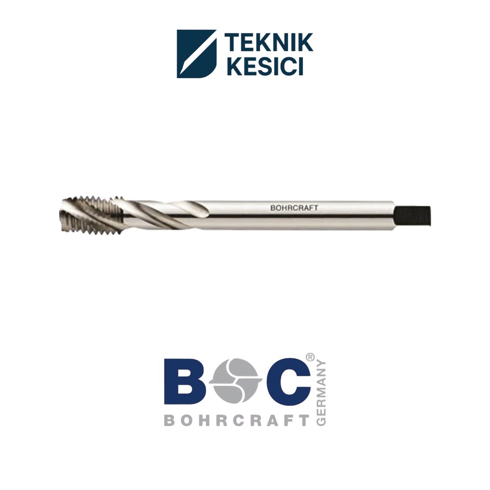 Bohrcraft M18 Hss-g DIN 376C Helis Makine Kılavuzu 4151 0301800 - Teknik Kesici Bohrcraft M18 HSS-G DIN 376C Helis Makine Kılavuzu 4151 0301800