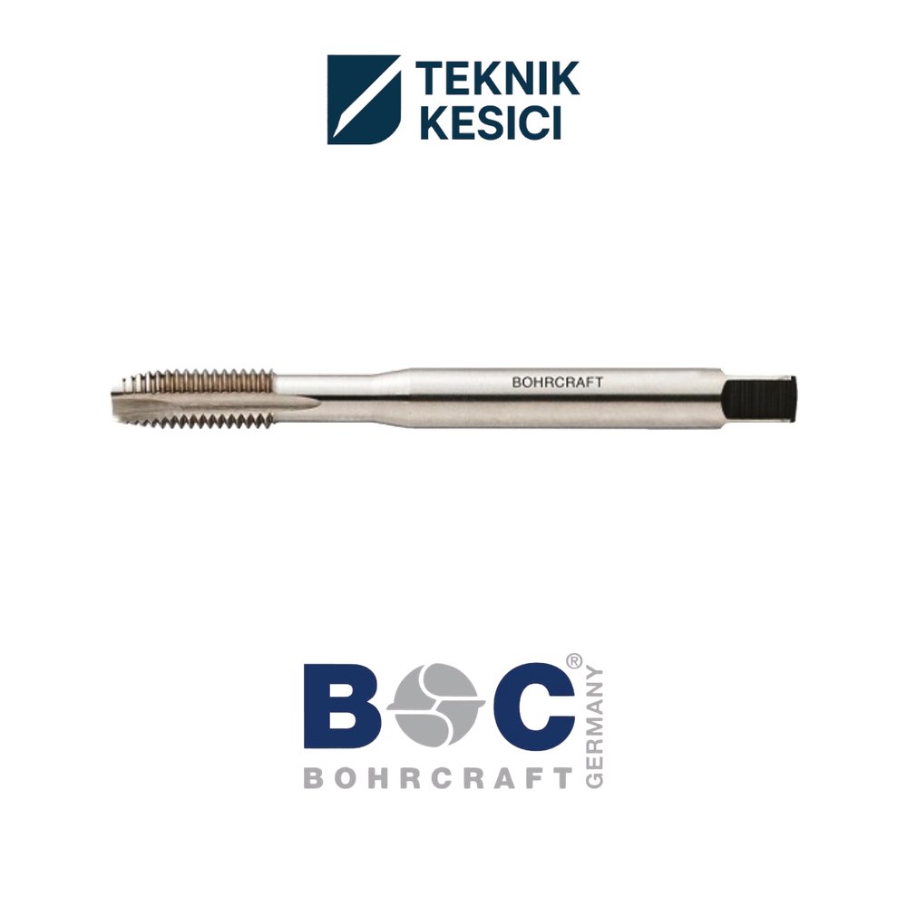 Bohrcraft M22 Hss-g DIN 376B Düz Makine Kılavuzu 4141 0302200 - Teknik Kesici Bohrcraft M22 HSS-G DIN 376B Düz Makine Kılavuzu 4141 0302200