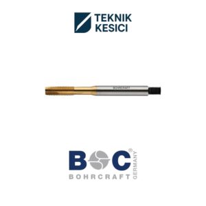 Bohrcraft M22 TiN Kaplı HSSE DIN 376B Düz Makine Kılavuzu 4148 0302200