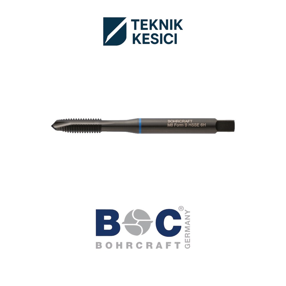 Bohrcraft M24 HSSE Vap DIN 376B İnox Düz Makine Kılavuzu 4145 0302400 - Teknik Kesici Bohrcraft M24 HSSE VAP DIN 376B İnox Düz Makine Kılavuzu 4145 0302400