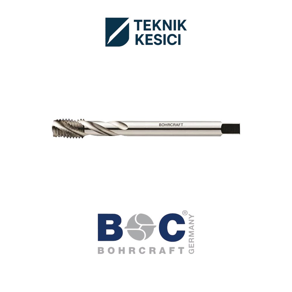 Bohrcraft M3 HSSE DIN 371C Helis Makine Kılavuzu 4152 0300300 - Teknik Kesici Bohrcraft M3 HSSE DIN 371C Helis Makine Kılavuzu 4152 0300300
