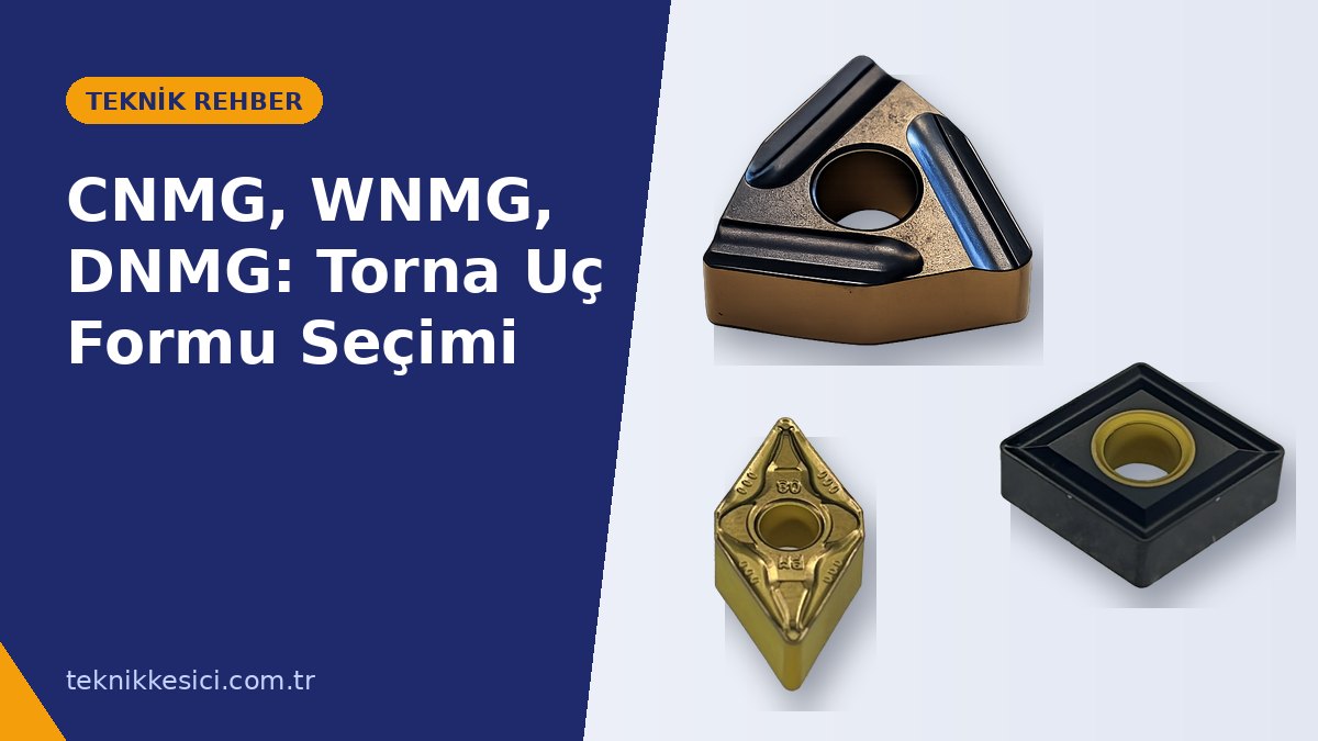 CNMG mi WNMG mi DNMG mi Torna Ucu Formu Nasıl Seçilir - Teknik Kesici CNMG mi, WNMG mi, DNMG mi? Torna Ucu Formu Nasıl Seçilir? - Teknik Kesici teknik rehber